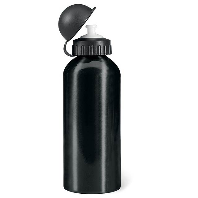 Metal drinking bottle (600 ml) KC1203-03 - black
