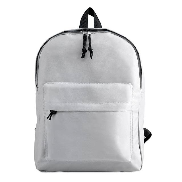 600D polyester backpack KC2364-06 - white