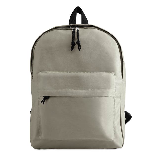 600D polyester backpack  - grey