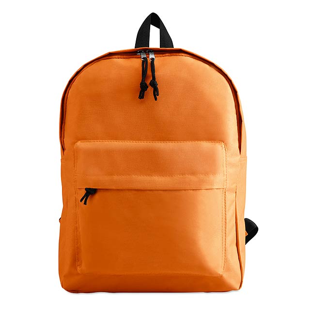 Batoh s vnější kapsou  - oranžová
