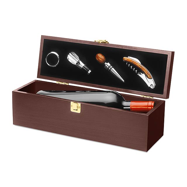 Wooden gift box for wine  - wood