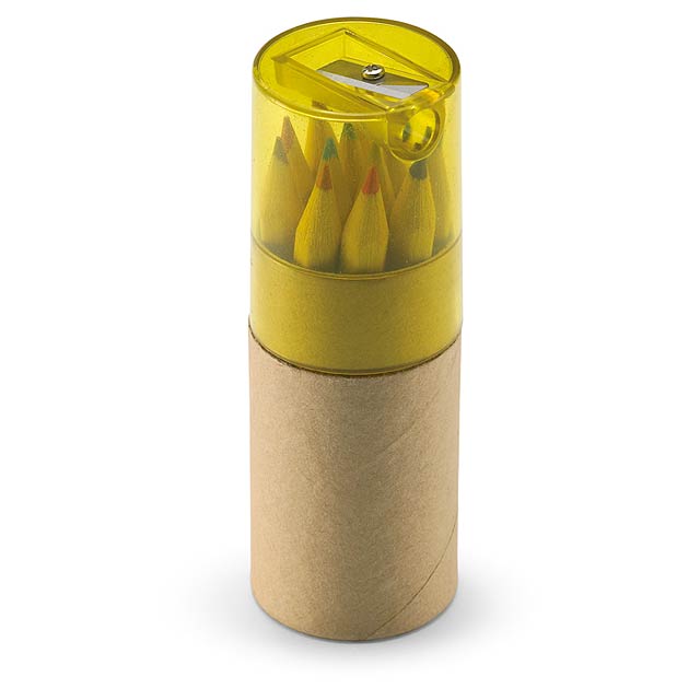 12-piece colour pencils  - transparent yellow