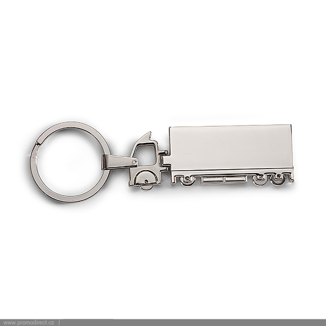 Truck Schlüsselring aus Metall - Silber