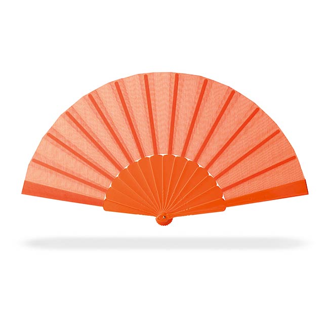 Manual hand fan  - orange