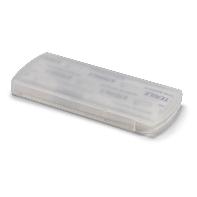 Plasters in small box 5 pcs  - transparent
