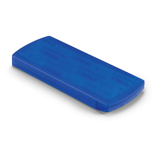 Putze in kleinen Box 5 Stück - Transparente Blau