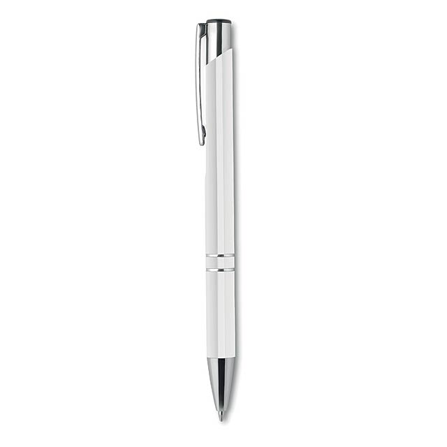 Push button pen with black ink KC8893-06 - white