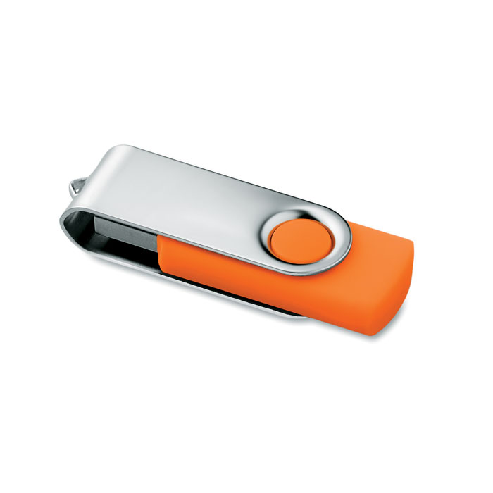TECHMATE USB Flash disk 4GB - oranžová
