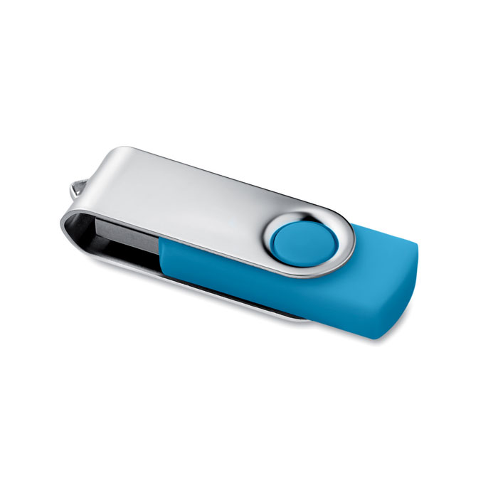 TECHMATE USB Flash disk 8GB - tyrkysová