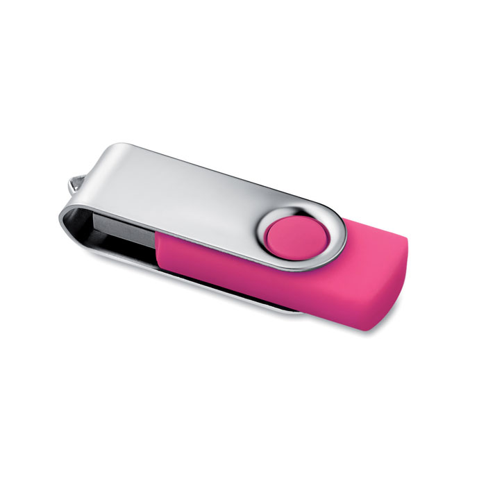 TECHMATE USB Flash disk 4GB - fuchsiová (tm. ružová)
