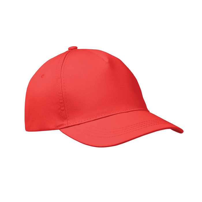 5 panel baseball cap - BUZZ - red