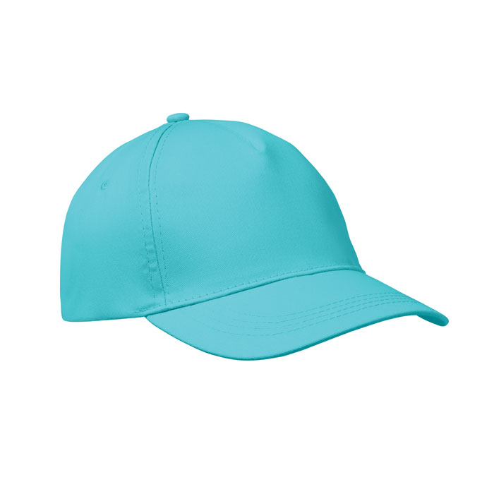 5 panel baseball cap - BUZZ - turquoise