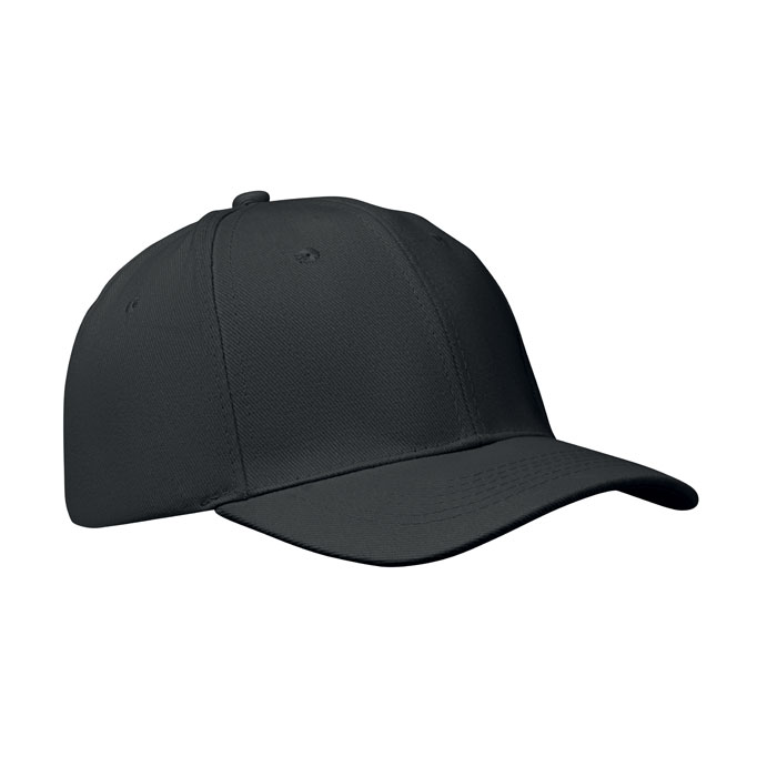 6 panel baseball cap - BUFFALO - black