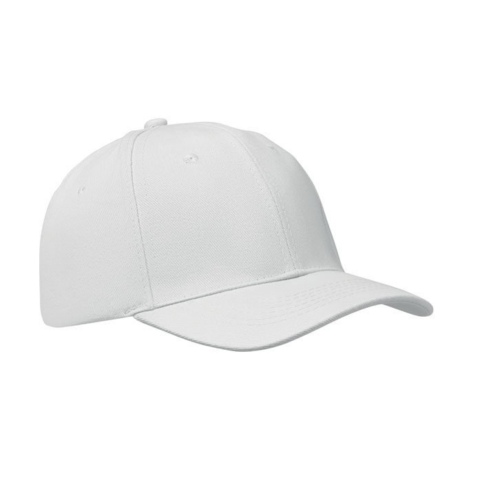 6 panel baseball cap - BUFFALO - white