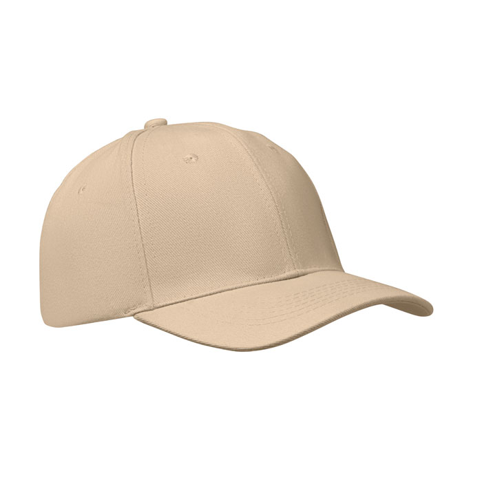 6 panel baseball cap - BUFFALO - beige