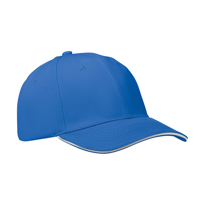 6 panel baseball cap - BUFFALO - white/blue