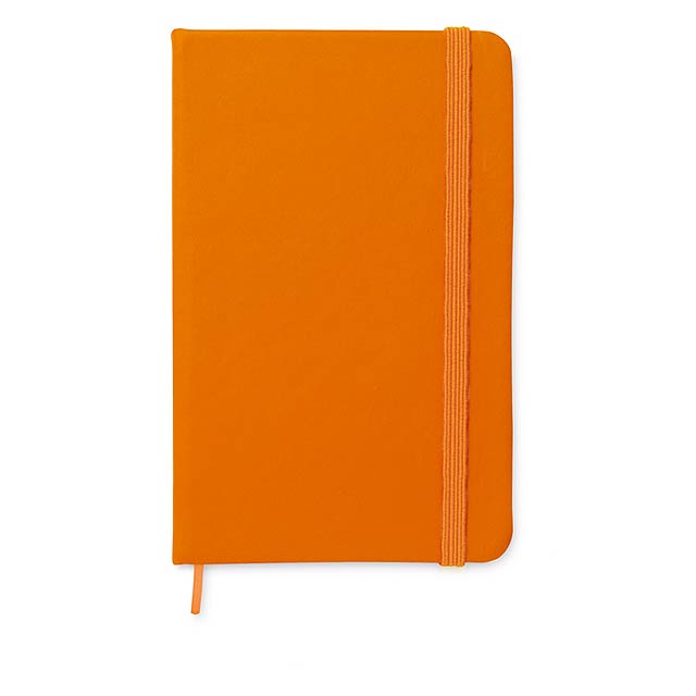 A6 linajkový zápisník - notes - NOTELUX - oranžová