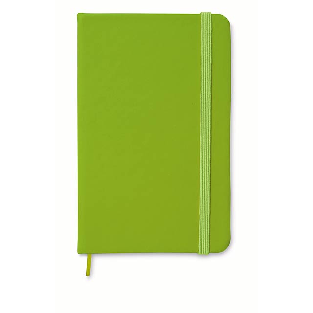 A6 notebook lined  - lime