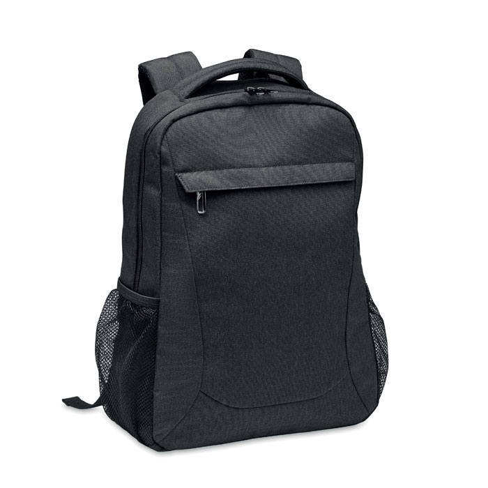 600D RPET laptop backpack - WAIPIO - black