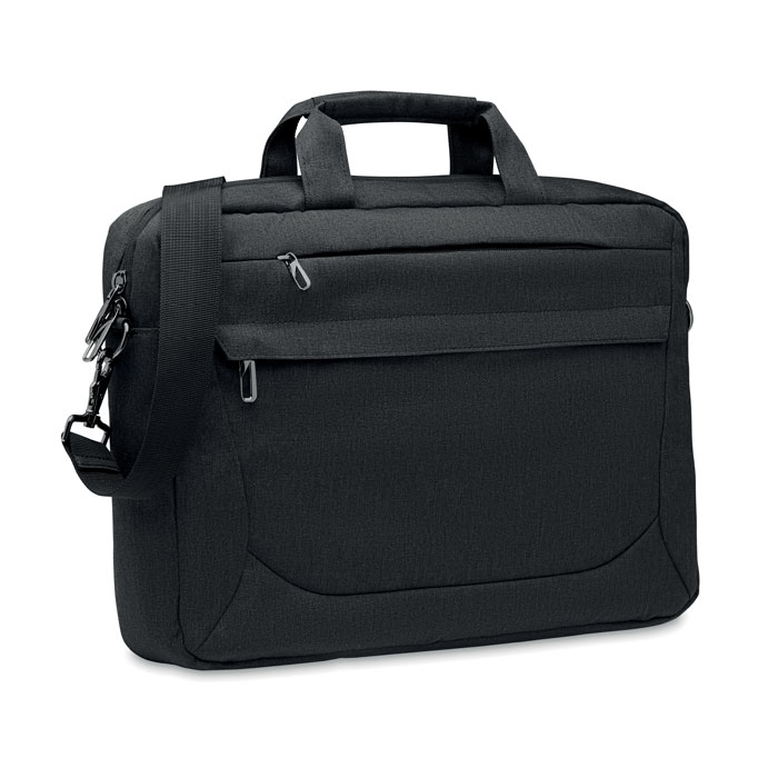 600 RPET laptop backpack - ROCKY - black