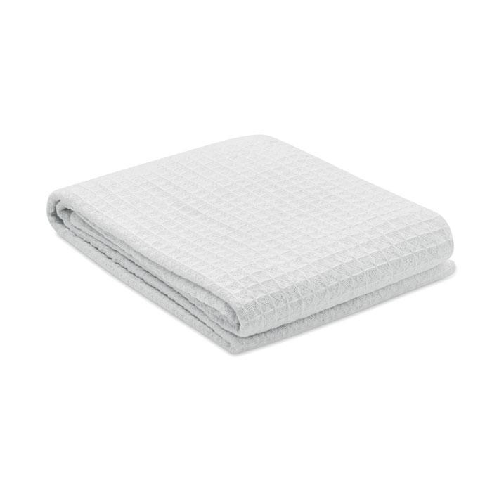 Cotton wafle blanket 350 gr/m² - GUSTO - white
