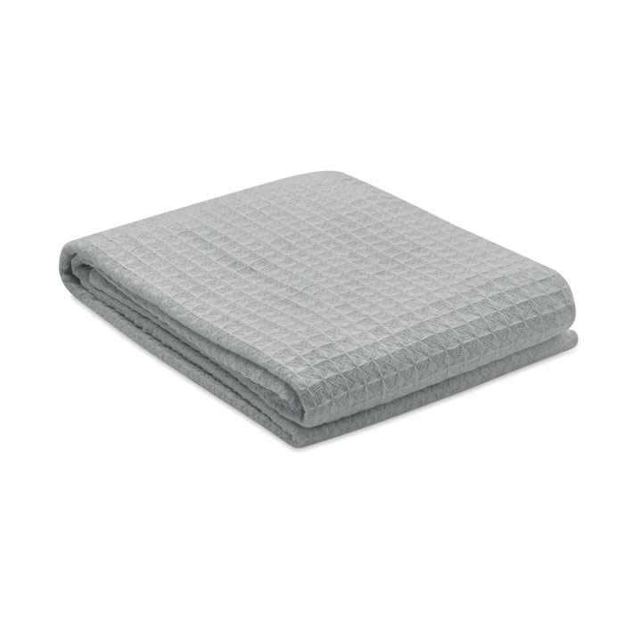 Cotton wafle blanket 350 gr/m² - GUSTO - grey