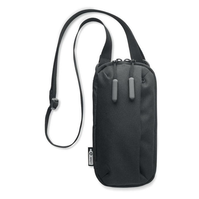 Cross body smartphone bag - VALLEY WALLET - black