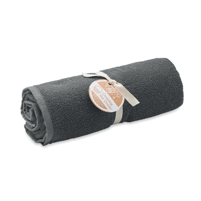 SEAQUAL® towel 100x170cm - WATER - grey