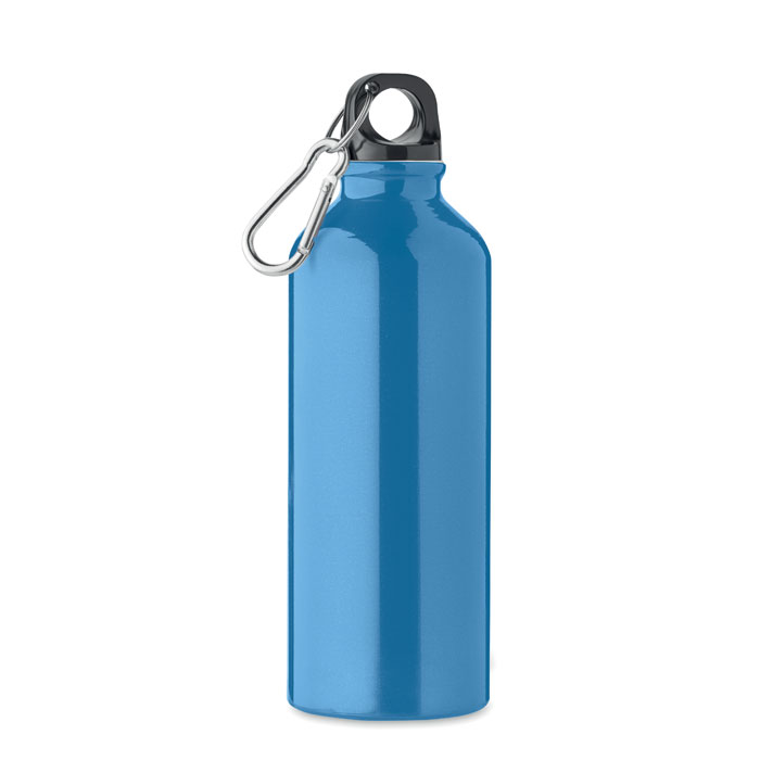 Recycled aluminium bottle 500ml - REMOSS - turquoise