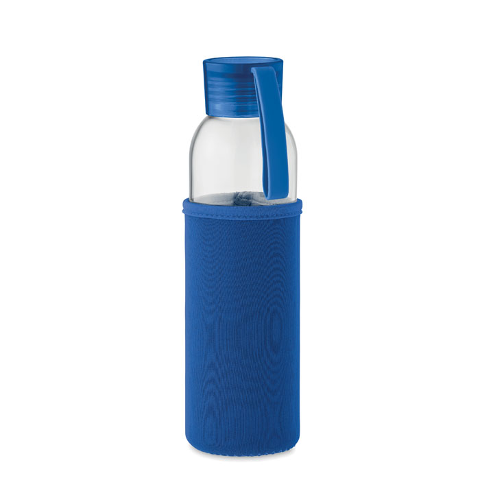 Flasche recyceltes Glas 500 ml - EBOR - königsblauen  