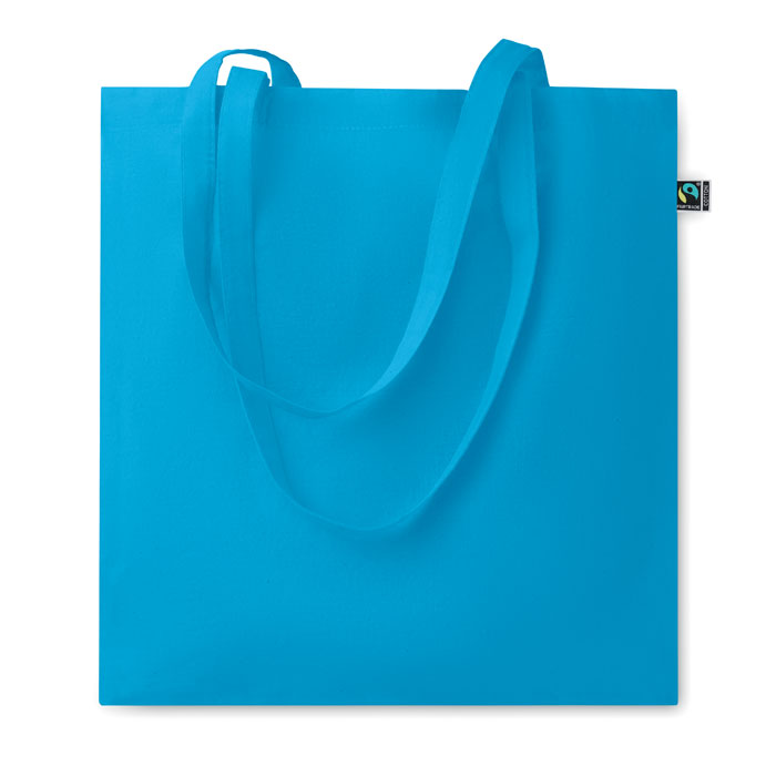 Fairtrade shopping bag140gr/m² - OSOLE COLOUR - turquoise