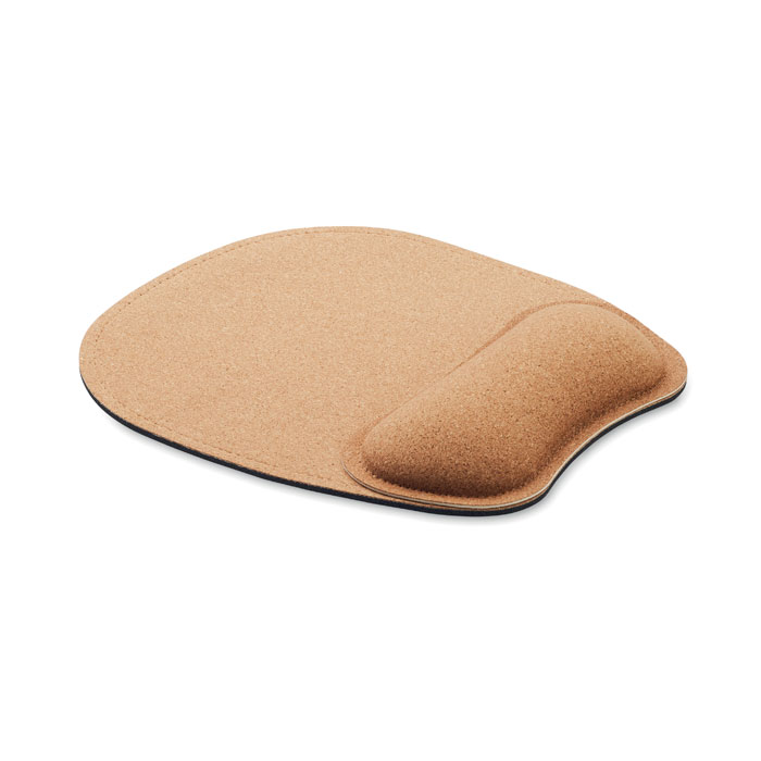 Ergonomic cork mouse mat - MARBO - beige