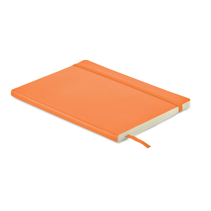 A5 recycled notebook - BRETA - orange