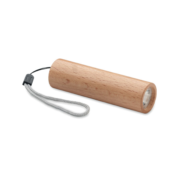 Beech wood rechargeable torch - LITE - wood