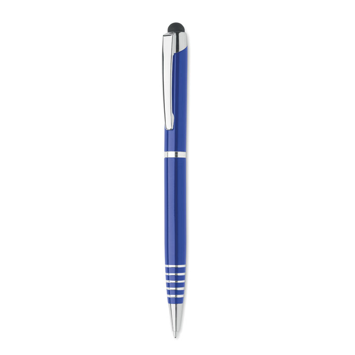 Drehkugelschreiber mit Stylus - FLORINA - blau