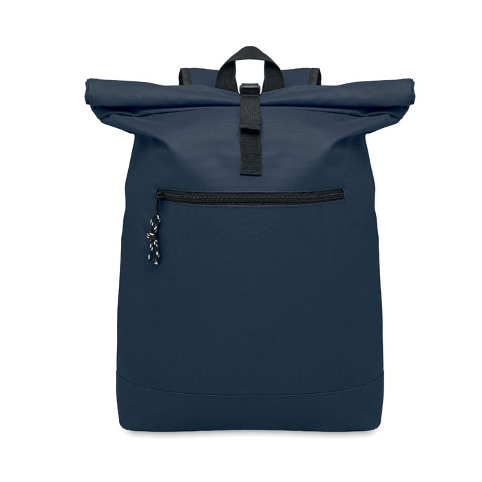 600Dpolyester rolltop backpack - IREA - blue