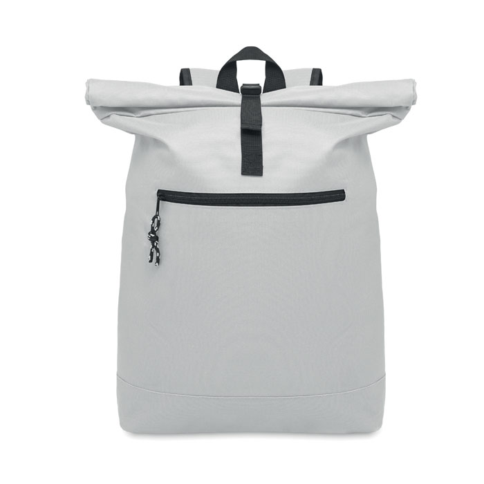 600Dpolyester rolltop backpack - IREA - white