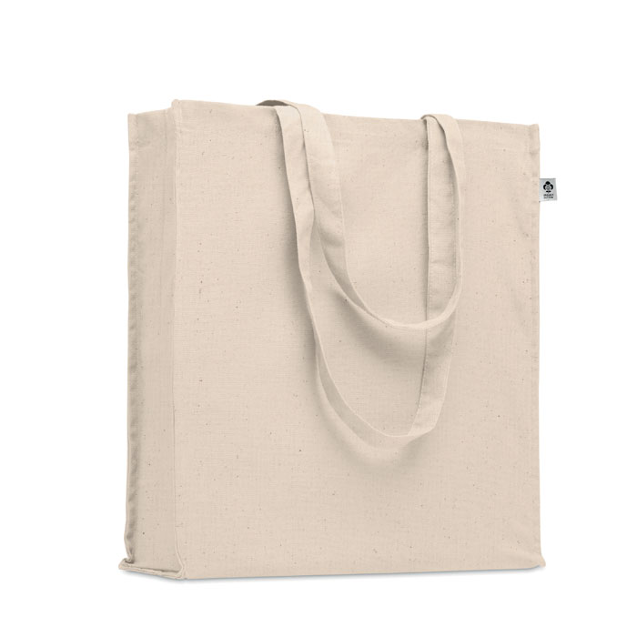 Nákupní taška z bio bavlny - BENTE - béžová