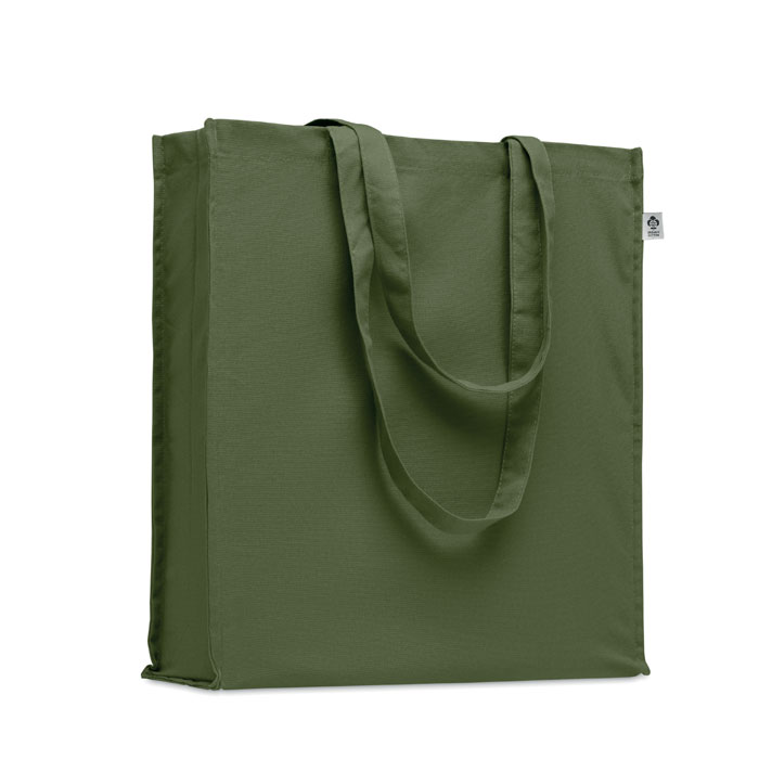 Organic cotton shopping bag - BENTE COLOUR - green