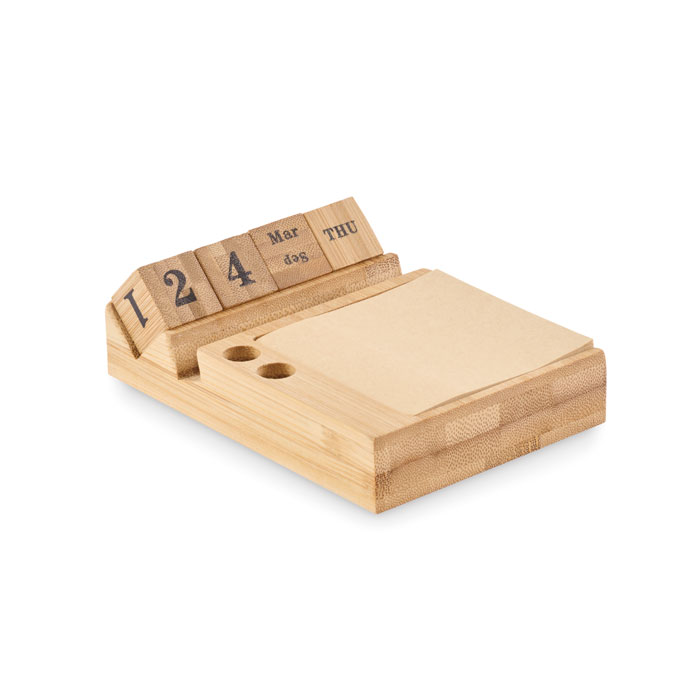 Bamboo desktop calendar - BOOTOP - wood