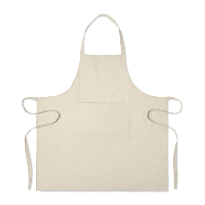 Recycled cotton Kitchen apron - CUINA - beige