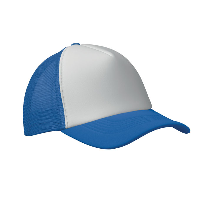 Truckers cap - BUBBLE - white/blue