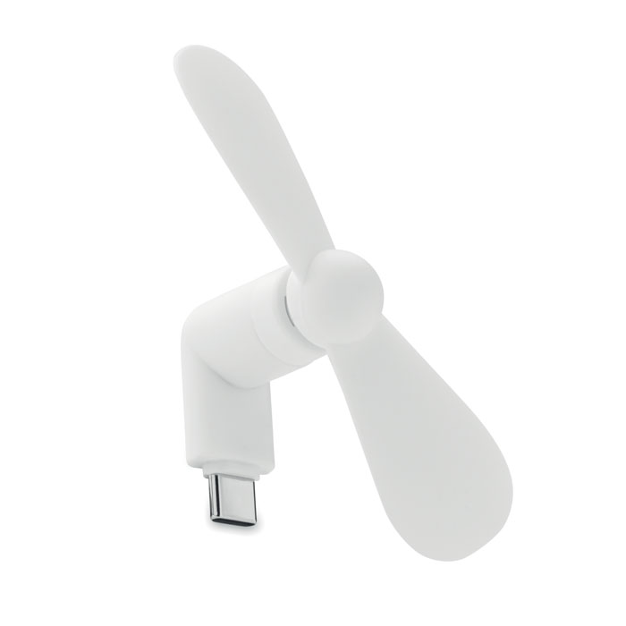 Přenosný ventilátor USB-C - PHAN - biela