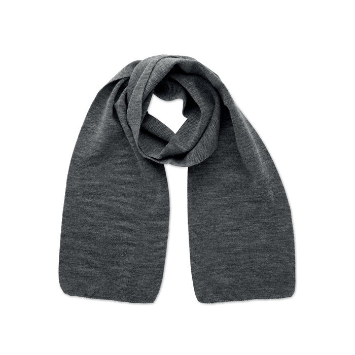 Scarf in RPET polyester - RAFY - white/black