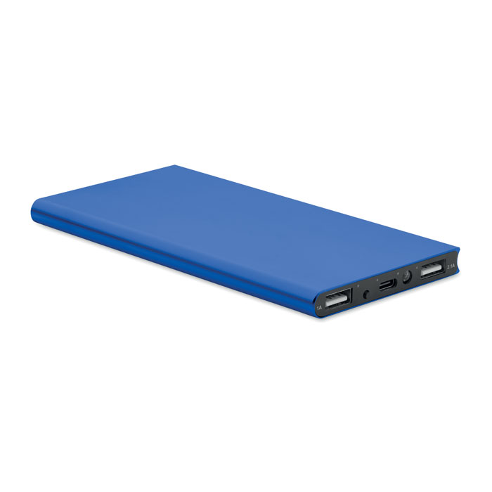 Power bank 8000 mAh - POWERFLAT8C - royal blue