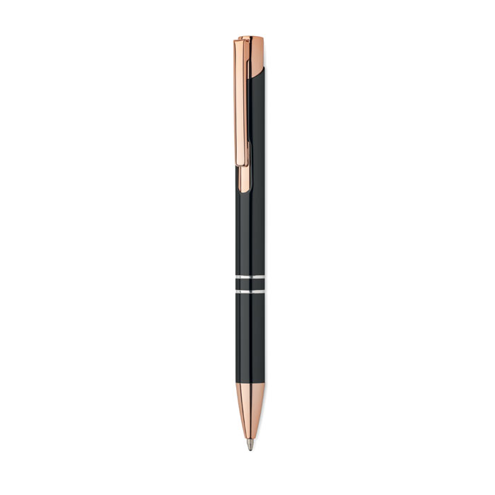 Recycled aluminium pen - BERN ROSE - black