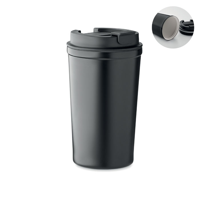 Doppelwandiger Becher 450 ml - NUNAVUM - schwarz