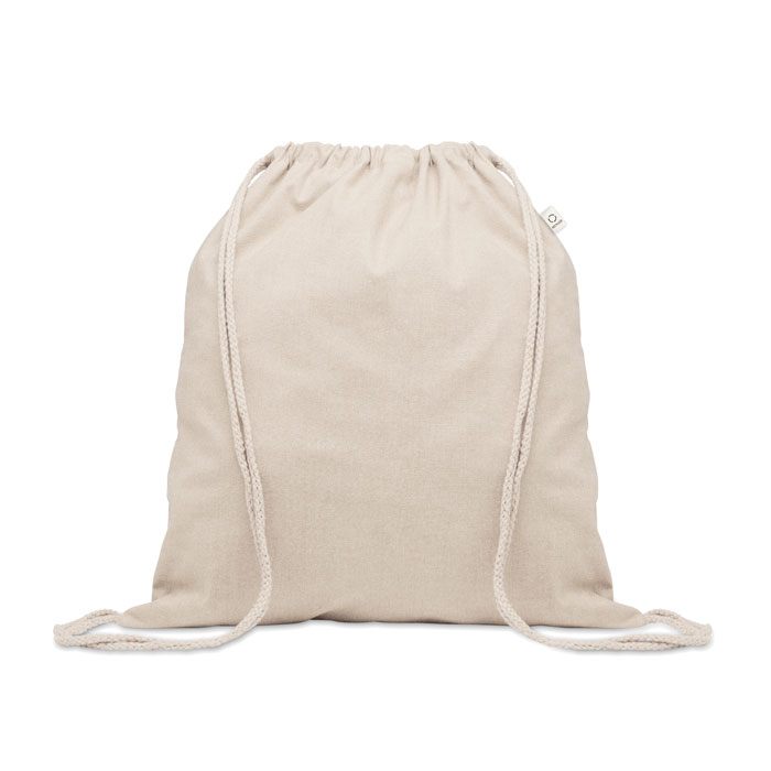 Recycled cotton drawstring bag - CABETRI - beige