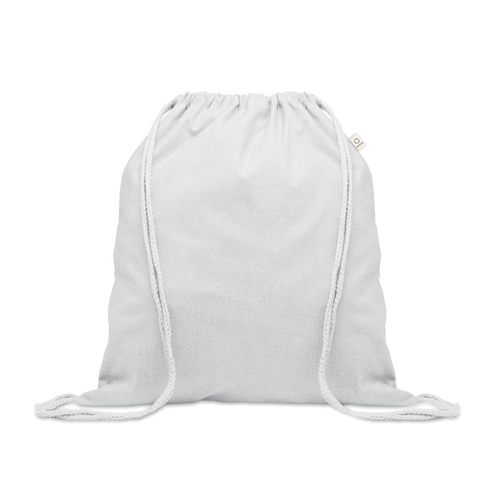 Recycled 140 gr/m² cotton bag - CABETRI COLOUR - white