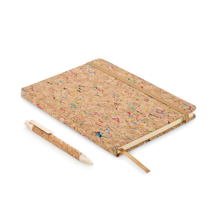 A5 cork coloured notebook - CORNOTA - beige